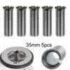 5pcs 35mm 45mm Size Drain Fastener Bolt Replacement Strainer Connectors  For Kitchen Sink