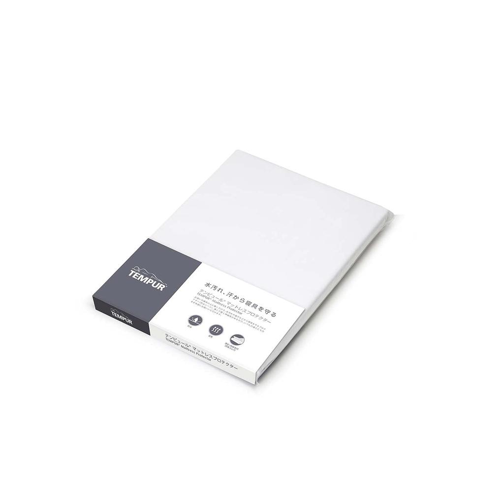 TEMPUR Waterproof Queen Mattress Prevents Water 73009228 Sheet, White, Size, Protector, Washable, Stains, Sweat, Children, Pets, Bedwetting,