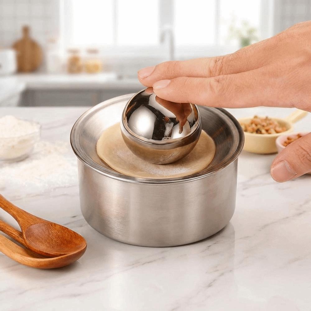 Rolling Ball Dumpling Wrapper Press Manual Pastry Skin Presser  Dim Sum Making