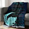 Personalized To My Mom Flannel Blanket Gift for Mom from Daughter Soft Cozy Throw Blanket for Bed Sofa Couch Home Decor