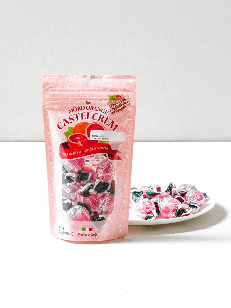 Castella Cream Moro Orange Candy 50g 1ea