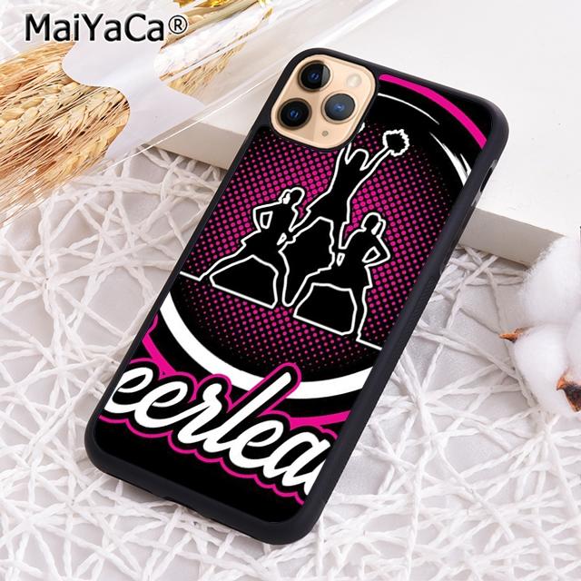 MaiYaCa Cheerleader Cheer Pink Quote Phone Case For iPhone 17 Air 16 16e 15 Plus 11 12 13 14 Pro Max Shell Coque
