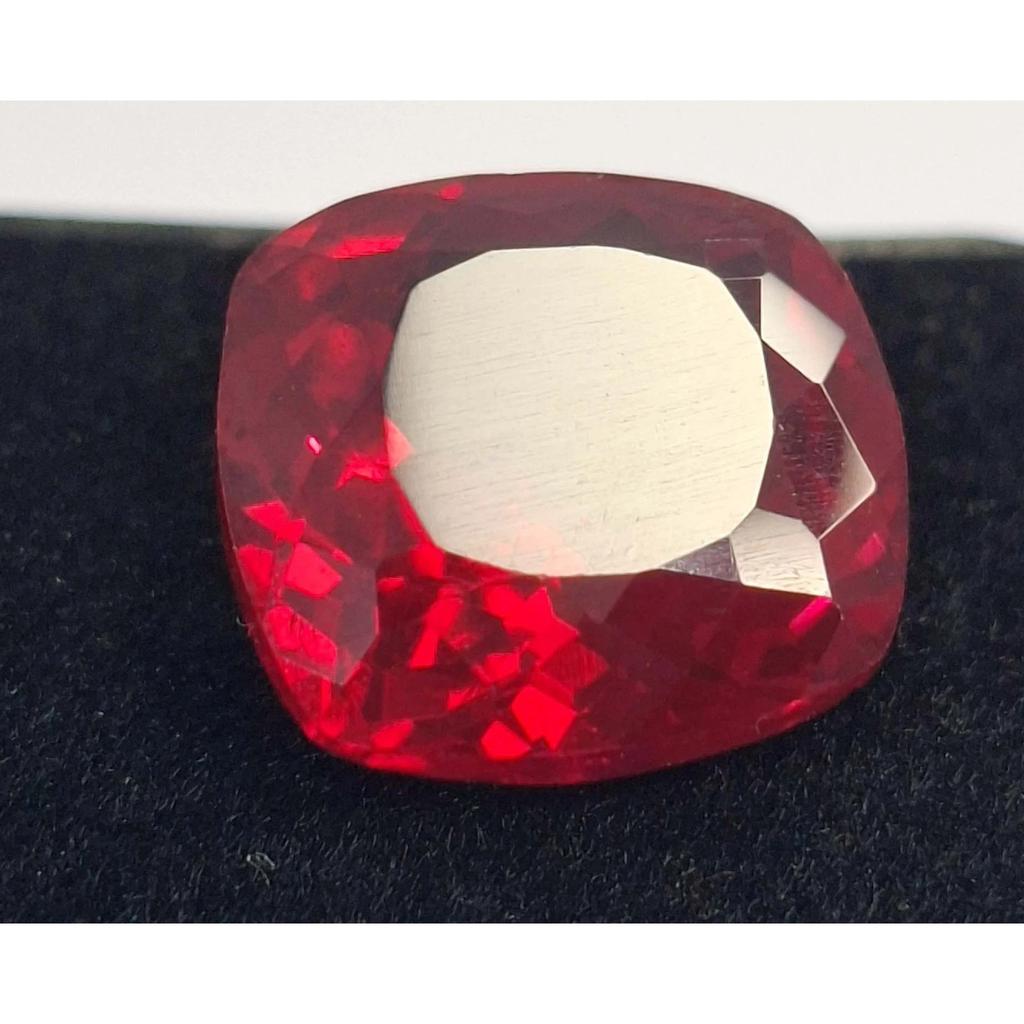 Stunning Natural Mozambique Red Ruby 11-13 Ct Cushion Cut Certified Gemstone