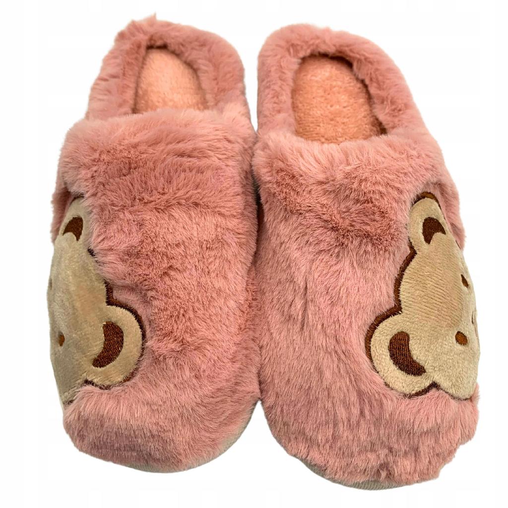 Winter Slippers Teddy Bear Women's Children's Warm Slippers S. 38-39