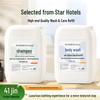 Large Capacity Transparent Hotel Shampoo and Shower Gel for Guesthouses