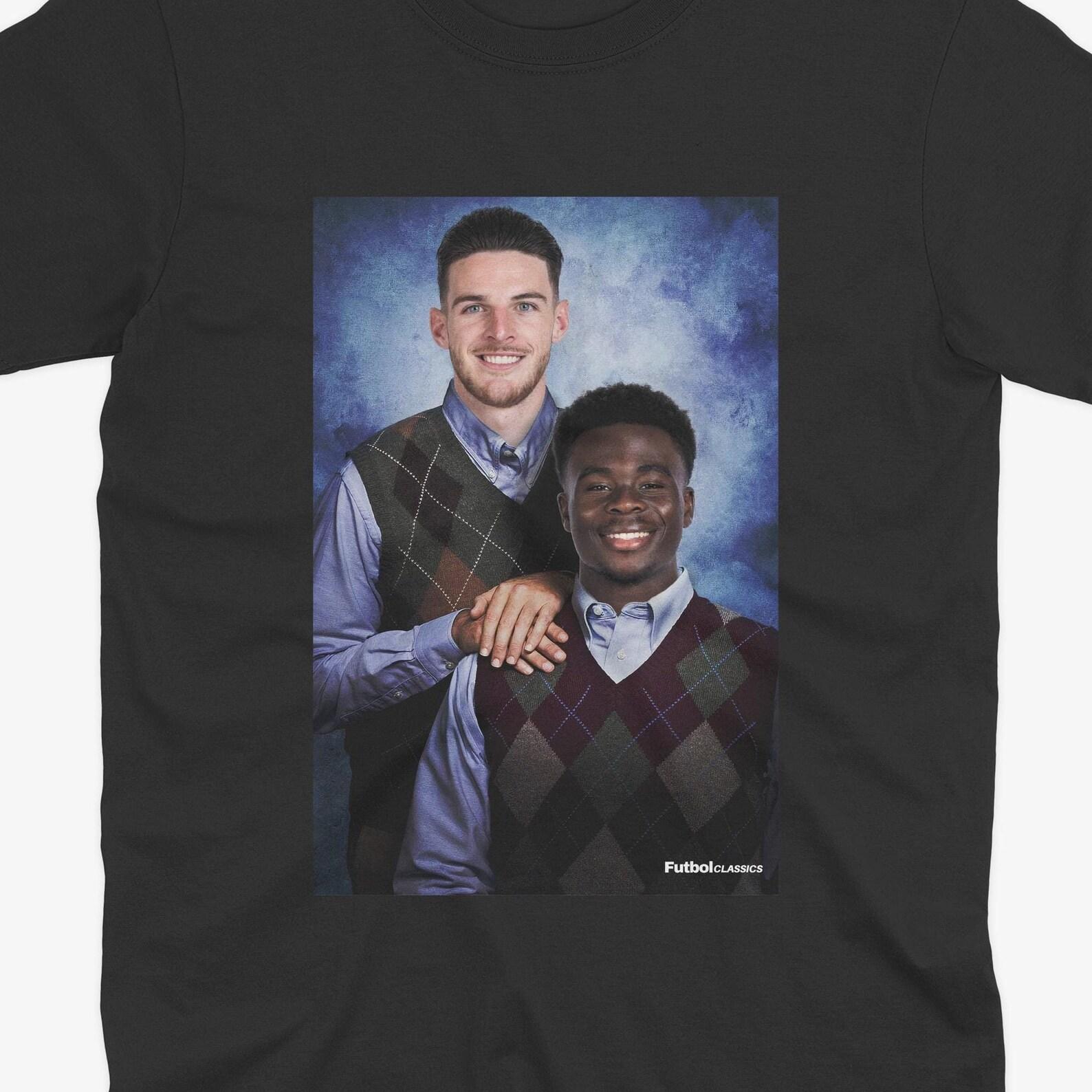 Declan Rice & Bukayo Saka T Shirt | Arsenal England T Shirt | Arsenal Fan | Arsenal Gift | Arsenal T Shirt | Arsenal Shirt | Arsenal Tee 4XL