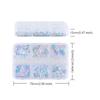1 Box Mermaid Mixed Color Star Letters Love Heart Nail Art Sequin Decoration