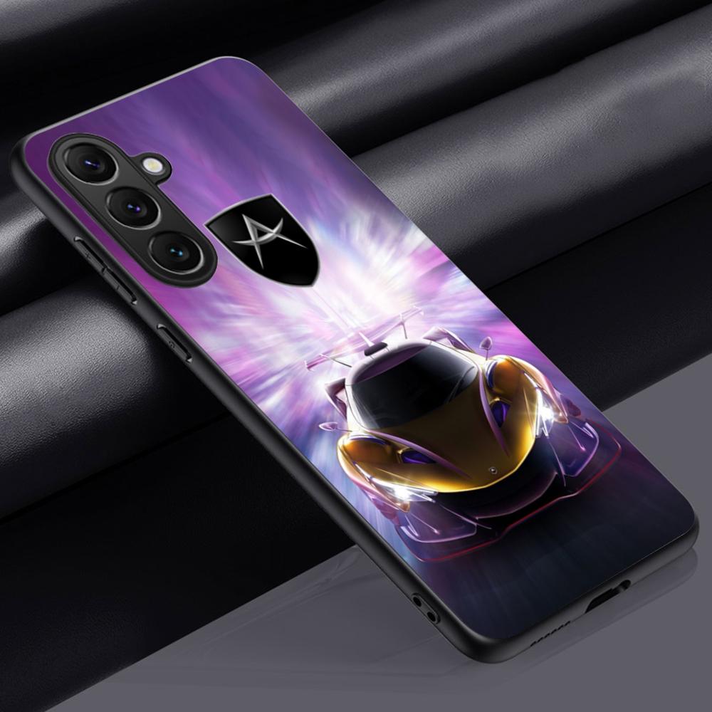Apollo IE Automobil Cool Sports Car Phone Case For Samsung Galaxy S26 S25 S24 S23 S22 S21 Plus Ultra Note20 Soft Black