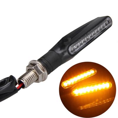 1/2/4pc LED Motorcycle Turn Signals Light Tail Flasher Blinker IP68 Waterproof Indicator Blinker Rear Lights Lamp Accessories