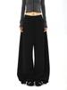 Vintage Retro Women's Wide Leg Pants Casual Trousers Spring/Autumn Loose Drop Straight Leg Sporty Pants