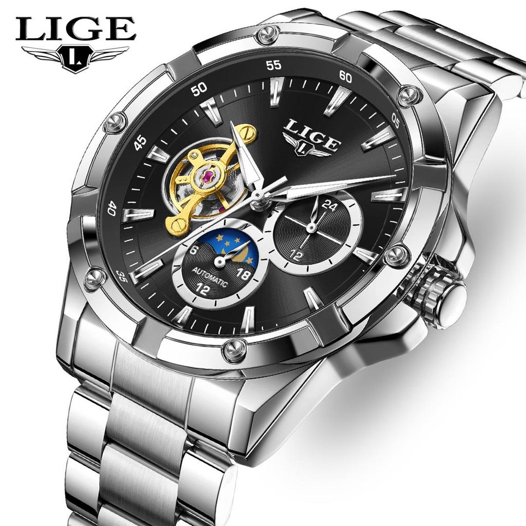 Men's High-End Multi-Functional Mechanical Fashion Watch – Stylish Business Wristwatch