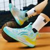 Basketballschuhe für Herren, atmungsaktiv, dämpfend, rutschfest, tragbar, Laufschuhe, Fitnesstraining, sportliche Basketball-Sneakers für Damen