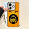NYC Gelbe Taxi-Cabriolets Weiche Handyhülle Für Xiaomi Redmi Note 14 15 Pro Plus 13 12 11S 11T 5G 10 9S 9 Galvanisiert Anti-Fall Fundas