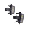 2PCS White For Toyota Yaris/Vitz Camry Corolla Prius C Ractis Verso S Led Licence Number Plate LED Lamp Light