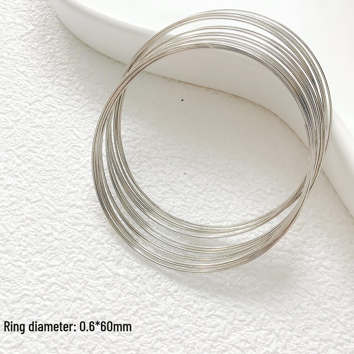 

Кольцо из стальной проволоки с эффектом памяти для самостоятельного изготовления браслета из жемчуга и колец