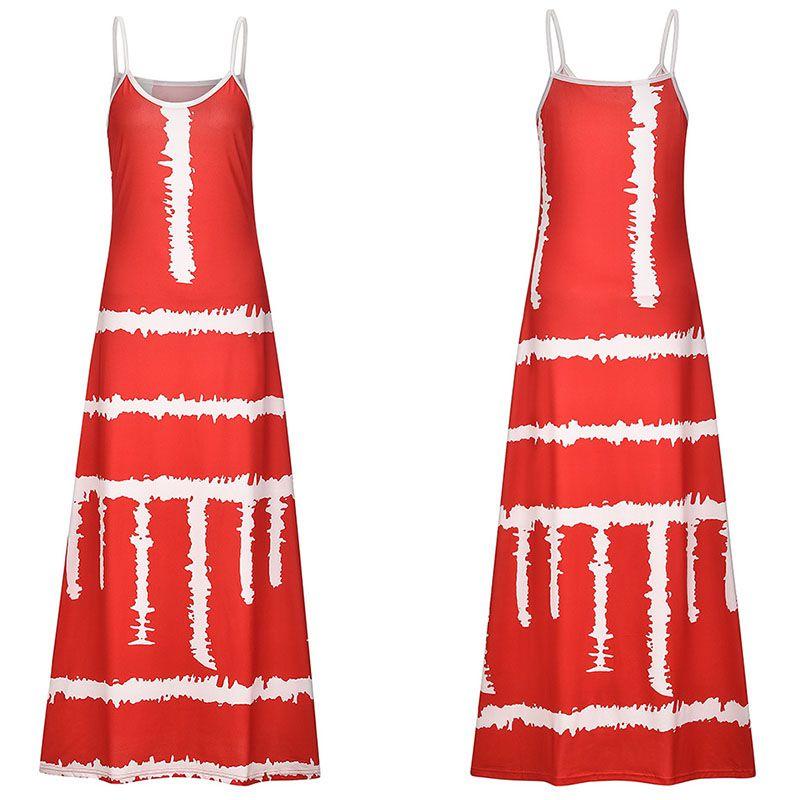 Elegant Women's Summer Strappy Floral Boho Kaftan Dress Perfect For Beach Days