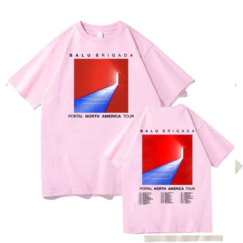 

Balu Brigada Portal Tshirts Unisex Pure Cotton Graphic Tshirts Hip Hop Unisexs Treetwear Cotton Tees Summer Male Aesthetic Tops L