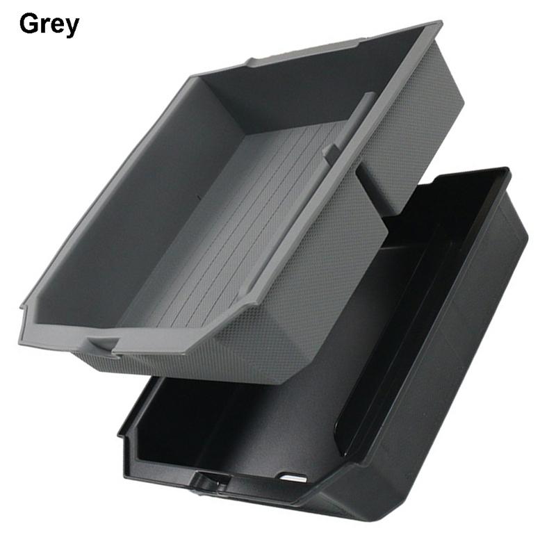 For Tesla Model 3 Highland 2024 Center Console Eyeglasses Storage Case Armrest Storage Box Upper&Lower Silicone Anti-slip Mat
