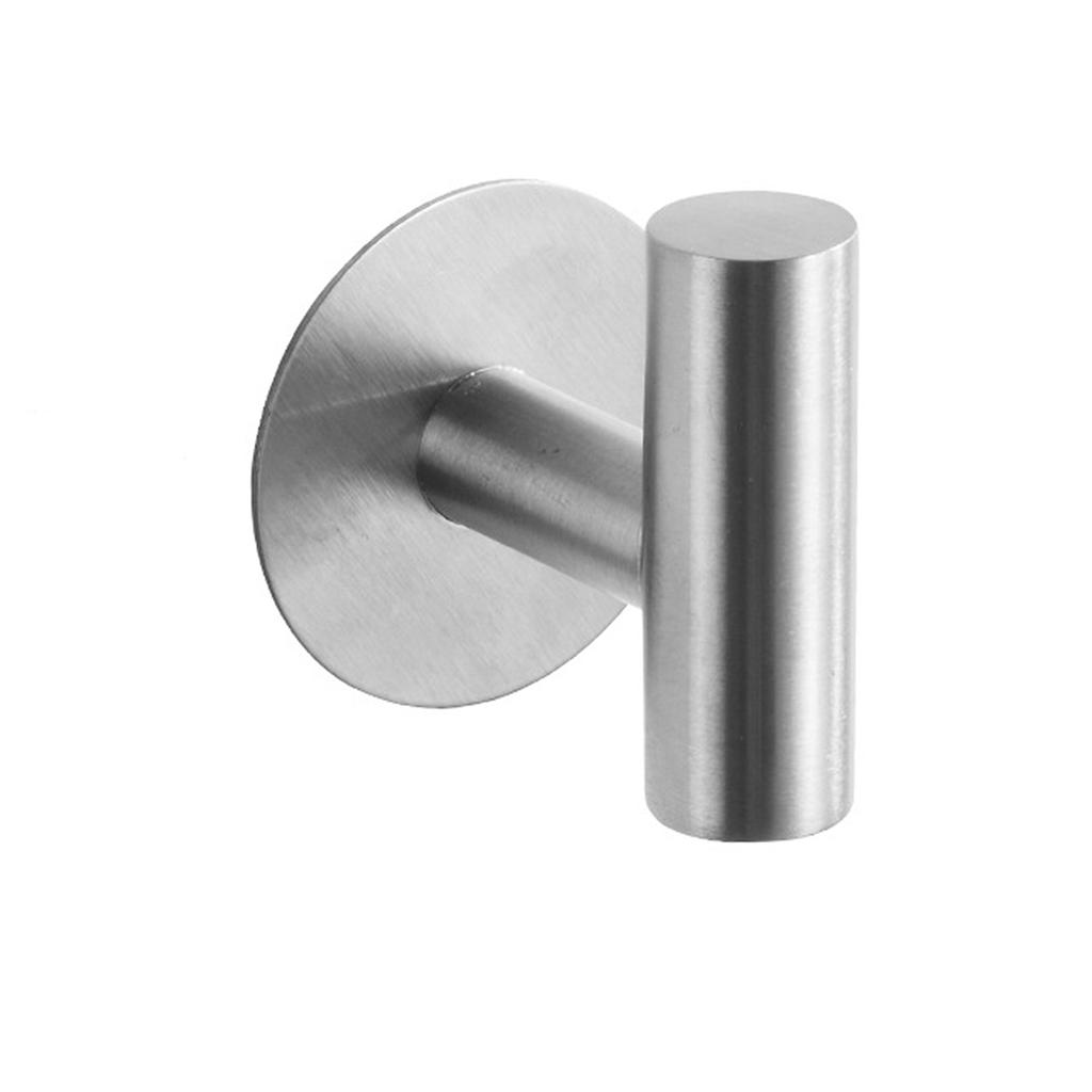 Stainless Steel Bathroom Hardware Set No-drill Towel Bar Holder Self-Adhesive Toliet Paper Holder Robe Hook Bathroom Accessories