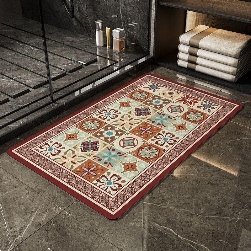 Toilet Floor Mat, Diatom Mud, Bathroom Water-absorbing Non-slip Mat, Door Mat Entering the Door, Toilet, Kitchen Door Mat