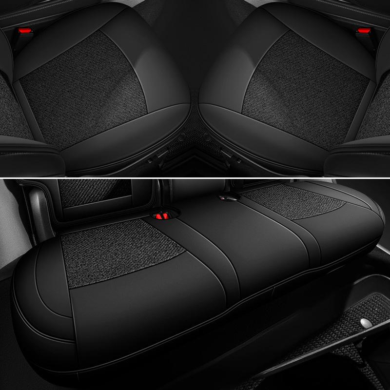 Tesla Model Y Dedicated Semi-Wrap Seat Cushion, All-Season Universal Cover, Car Interior Accessory