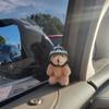 Key Buckle Helmeted Bear Keychains The Four Limbs Moves Plush Key Chain Creative   Bag Decoration