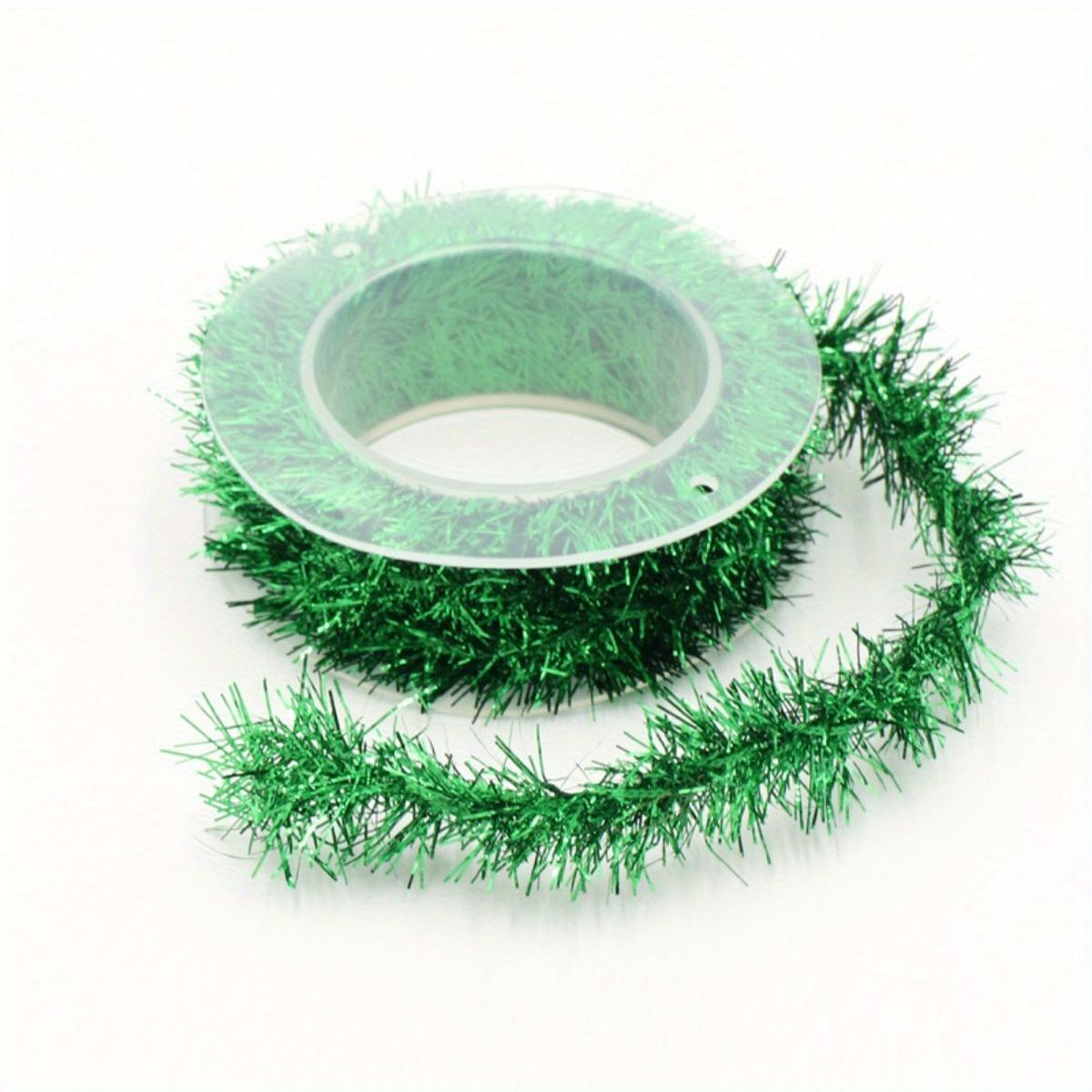 

1 шт. Рождественская мишура гирлянда украшение - Металлическая блестящая лента для DIY поделок, праздничный праздничный атрибут 1 roll