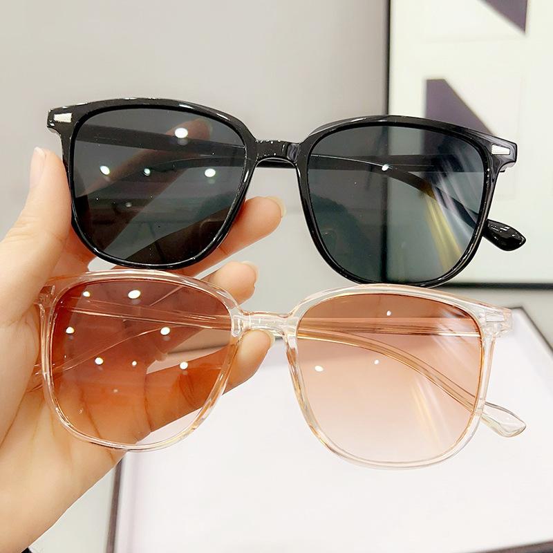 Retro Sunglasses Women Fashion Pink Gradient Eyewear Trending Leopard Square Sun Glasses Men Shades Uv400 Eyewear