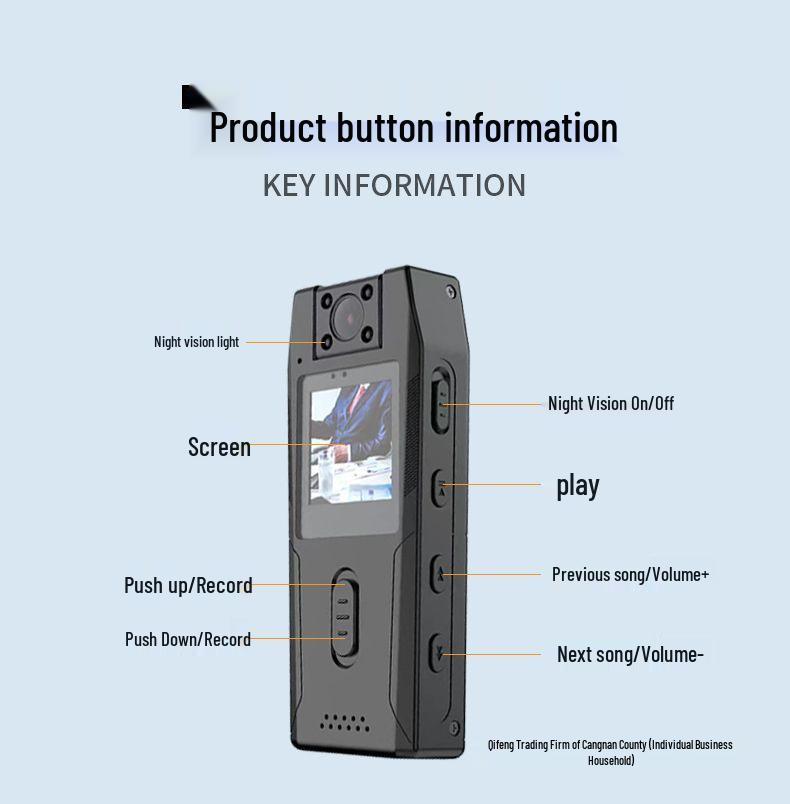 4K Ultra HD Motorcycle Anti-Shake Sports Camera with Audio and Video Recording