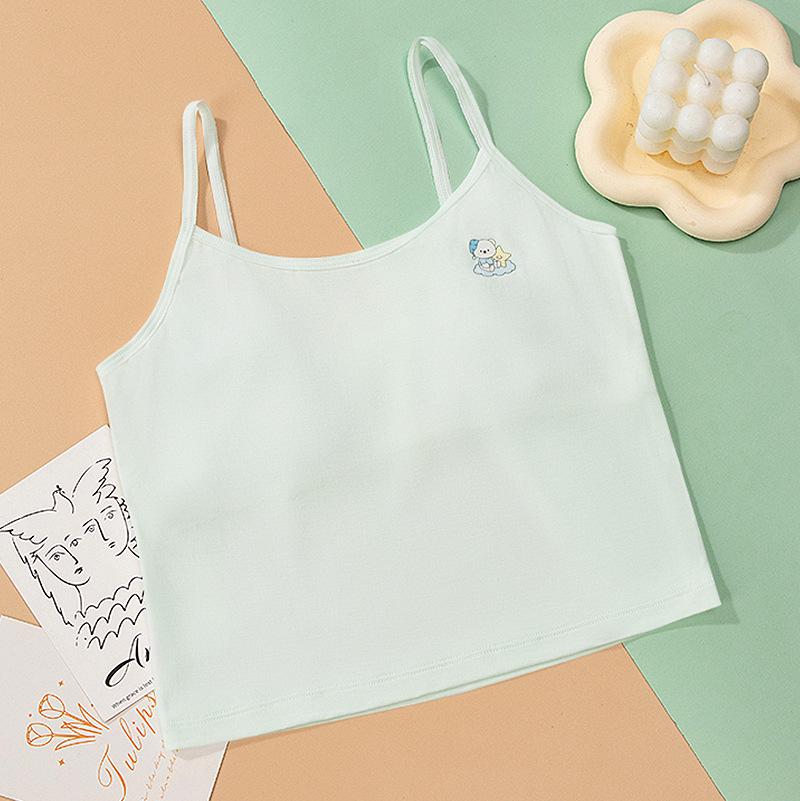 Girls' Modal Camisole Vest for Primary & Secondary Students, Ages 7-18