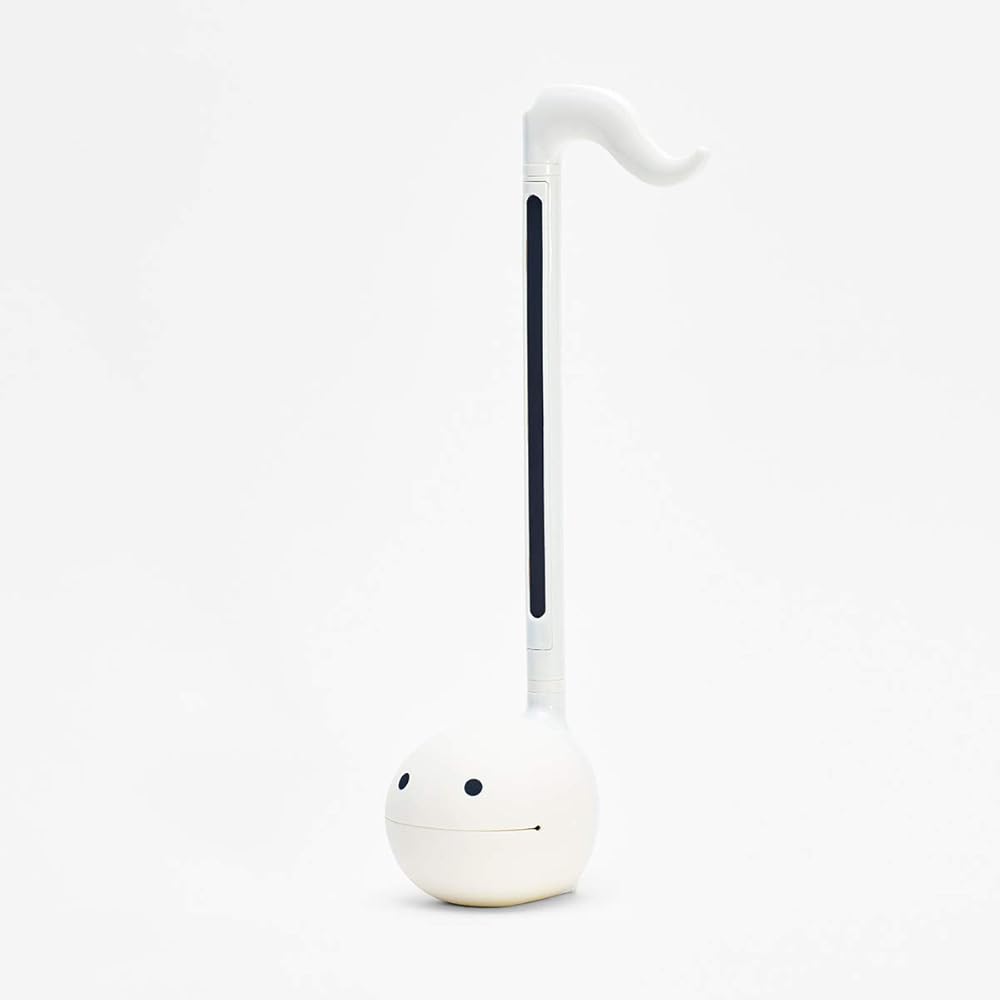 Otamatone Cube Neo Musical Instrument White with Unique Design and Fun Sound Effects