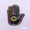 Punk Funny Skull Embroidery Patch Iron On Patches For Clothing Thermoadhesiv Patches On Clothes Fusible Badges Sewing Applique