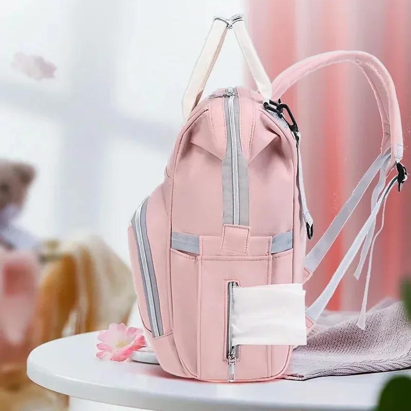 Mommy Diaper Bags Infant Stroller Hanging Bag Mother Large Capacity Nappy Backpacks Convenient Infant Nursing Bags