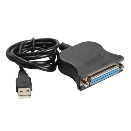 USB Male to DB25 Female Port Printer Parallel Converter Cable 25Pin Adapter Cord
