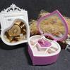Kleine Pfirsichherz-Romantik-Spieluhr zum Aufziehen - Kreatives Geschenk für Mädchen und beste Freunde