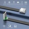 Super Flat flexible USB 2.0 A Male to Female 90 Angled Extension Charging data cable USB male to female right/left/down/up