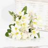 Silk Flower Artificial Lily European Style Fake Bride Flower Bouquet Wedding Yard Party Decoration