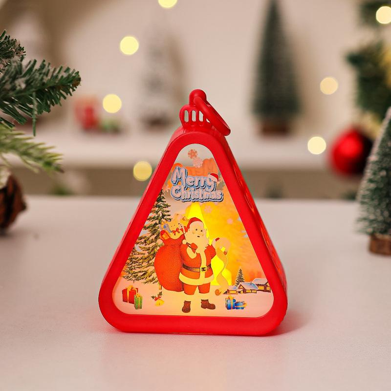 2025 Christmas LED Night Light Santa Claus Snowman Lantern Lamp Table Ornament Christmas Decoration for Home Xmas Navidad Gifts