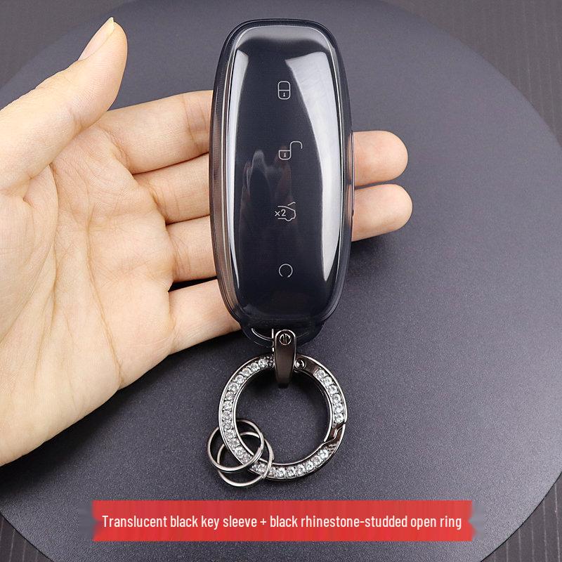 Ultra-Thin Full Coverage Transparent Key Case for BYD D9 N7 N8 Cars