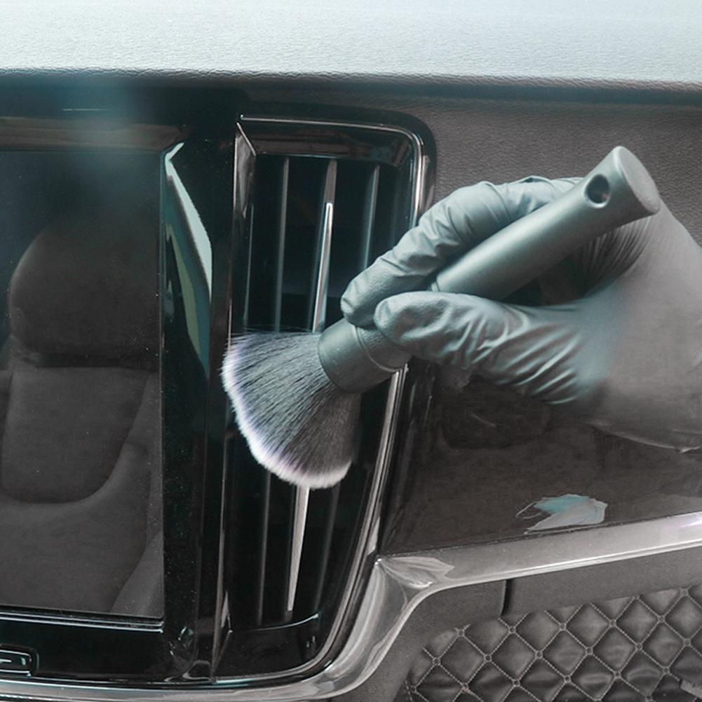 Super Soft Detail Brush Car Interior Cleaning Brush Car Dashboard Dusting Brush with Synthetic Bristles Car Cleaning Brush