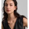 Yhpup Stainless Steel High Quality Korean Style Simulated Pearls Round Pendant Necklace for Women Trendy Cast Jewelry Wholesale