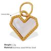 Beach Vacation Diy Oil Dripping Ceramic Fish Pendant Stainless Steel Gold Plated Cute Accessories
