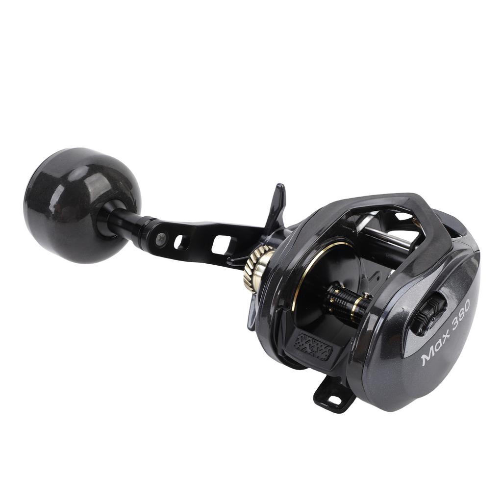 Baitcasting-Rolle 7.2:1 Übersetzung 16KG Bremskraft 12 Bremseinstellungen Weitwurf Linkshand Baitcaster Rolle