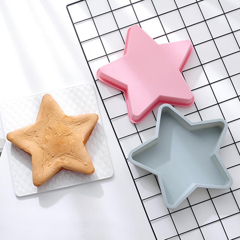 Star Shaped Cake Pan, Silicone Cake Molds, Silicone Baking Mold, Flexible Nonstick Baking Pans For Cakes, Cheese Cakes