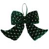 Christmas Decorative Pendant, Bow Pendant, Plush Bow, Festive Party Decorative Pendant, Bow(S/M/L)