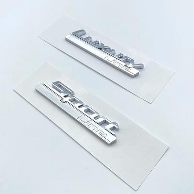 Neues Luxury Line Sport Line Kotflügel-Emblem für BMW 730 740 750 750Li Seitenlogo Auto-Styling Umrüstung Upgrade-Aufkleber Chrom und Matt