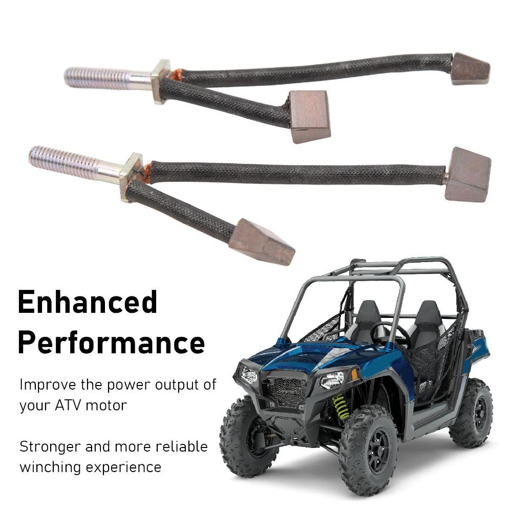 2000-5000lb Winch Motor Carbon Brush Strong Power Output Winch Brushes Set  For UTV Winch