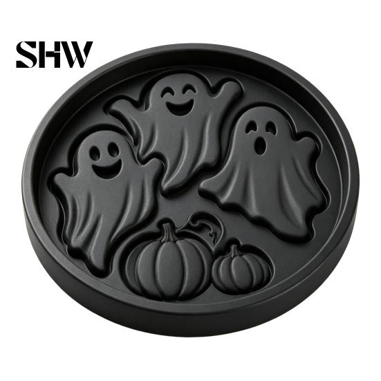 Zahradní potřeby pro úpravu terénu Halloween Forma na zahradní nášlapný kámen, Opakovaně použitelné plastové formy, Forma pro kutily na cementový beton, Tvořič cest pro terasu, trávník a zadní dvorek