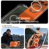 360 Rotating Magnetic Genuine Cowhide Leather Phone Case for iPhone 17 Pro Max 16 Plus 15 14 13 for Magsafe Kickstand Cover