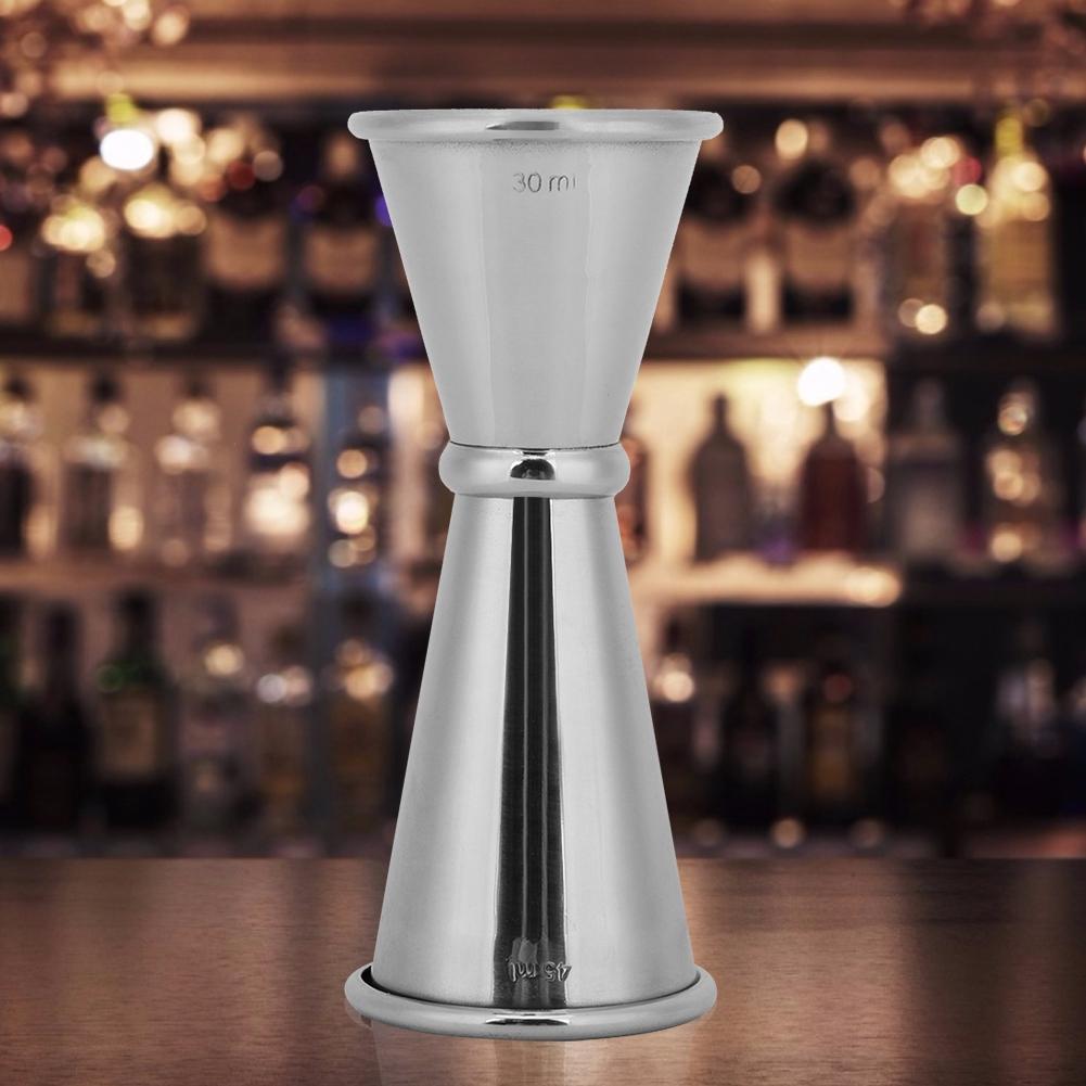 30 45ml Stainless Steel Wine Cocktail Shaker Double Jigger Bartending Measuring Tool Bar Accessories